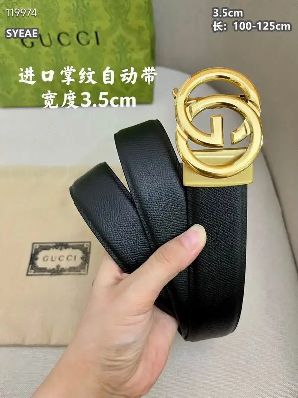 Gucci belt 自动扣 35mmX100-125cm 8L19